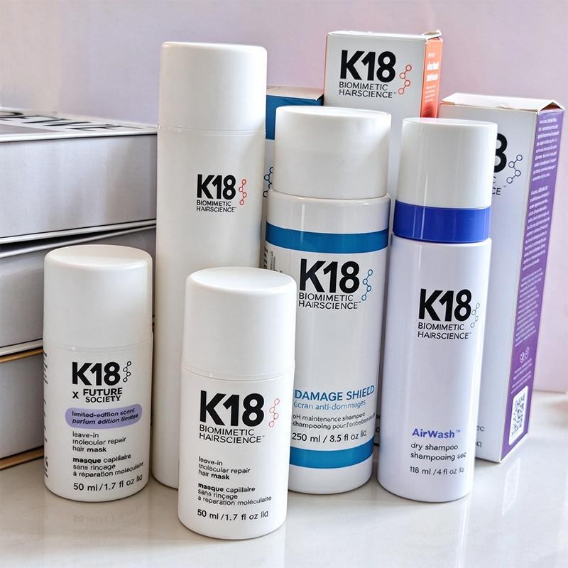 Hair Care K18 - ผลิตภัณฑ์ดูแลเส้นผม K18 Range มาสก์บำรุงผมแบบไม่ต้องล้างออก ซ่อมแซมระดับโมเลกุล ปกป้องผมเสีย