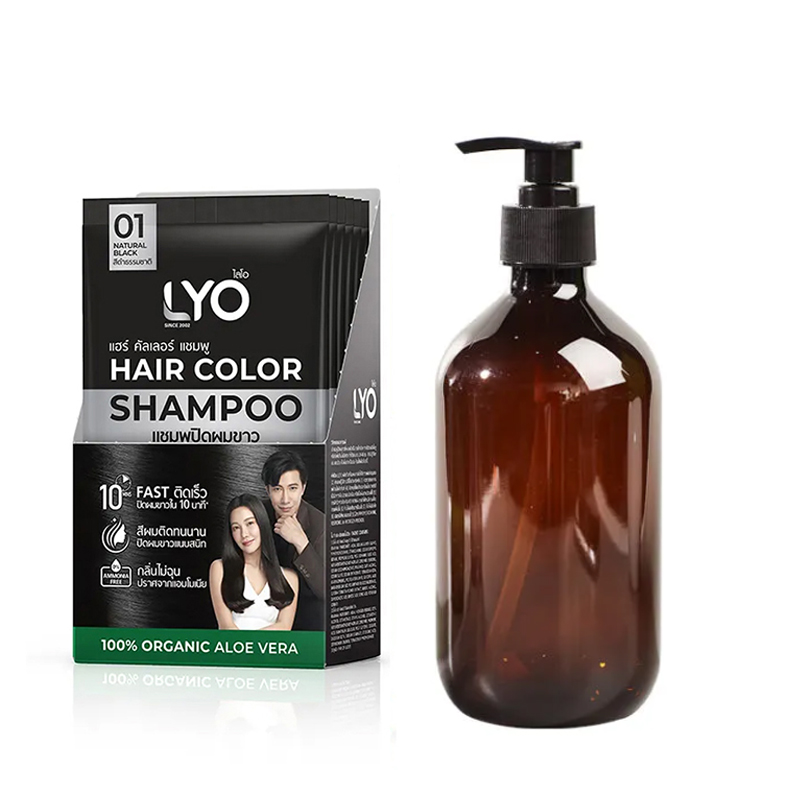 Lyo ธรรมชาติพืชย้อมผมสีผมแชมพู - Hair Care Lotion บทวิจารณ์และราคา