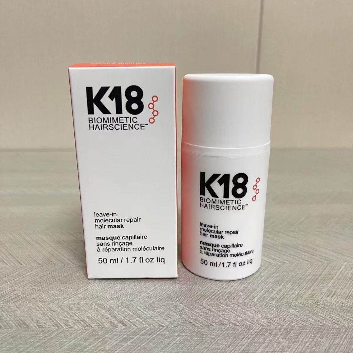 มาส์กบำรุงผมสูตรโมเลกุล K18 ขน - Hair Care K18 บทวิจารณ์และราคา